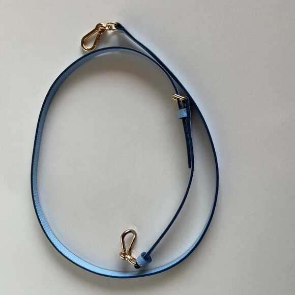 Coach Genuine Leather Light Blue Replacement Strap For Bags - Picture 9 of 9